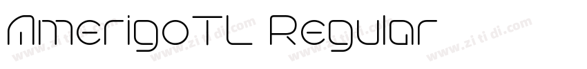 AmerigoTL Regular字体转换